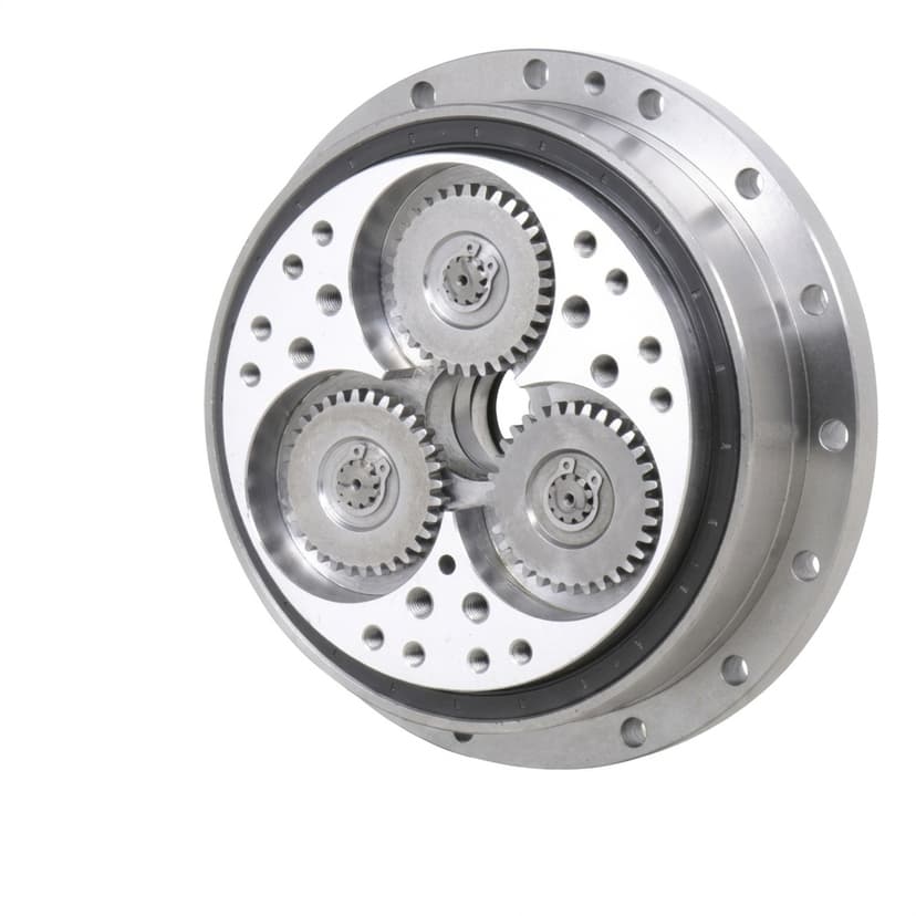 Compact robot reducer architecture for multi-axis systems